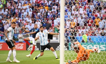 Argentina y Francia se enfrentaron en Rusia 2018