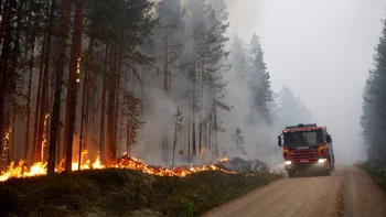 Los incendios forestales, un riesgo para las personas y la producción.