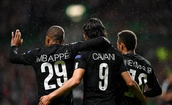 Mbappé, Cavani, Neymar Jr.