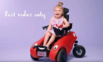 Mia Wenham, tiene 4 años y parálisis cerebral  